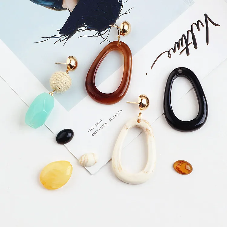 Ritoule DIY ear jewelry accessories Korea resin droplets elliptical irregular beads pendant earrings earrings materials
Ritoule DIY ear jewelry accessories Korea resin droplets elliptical irregular beads pendant earrings earrings materials