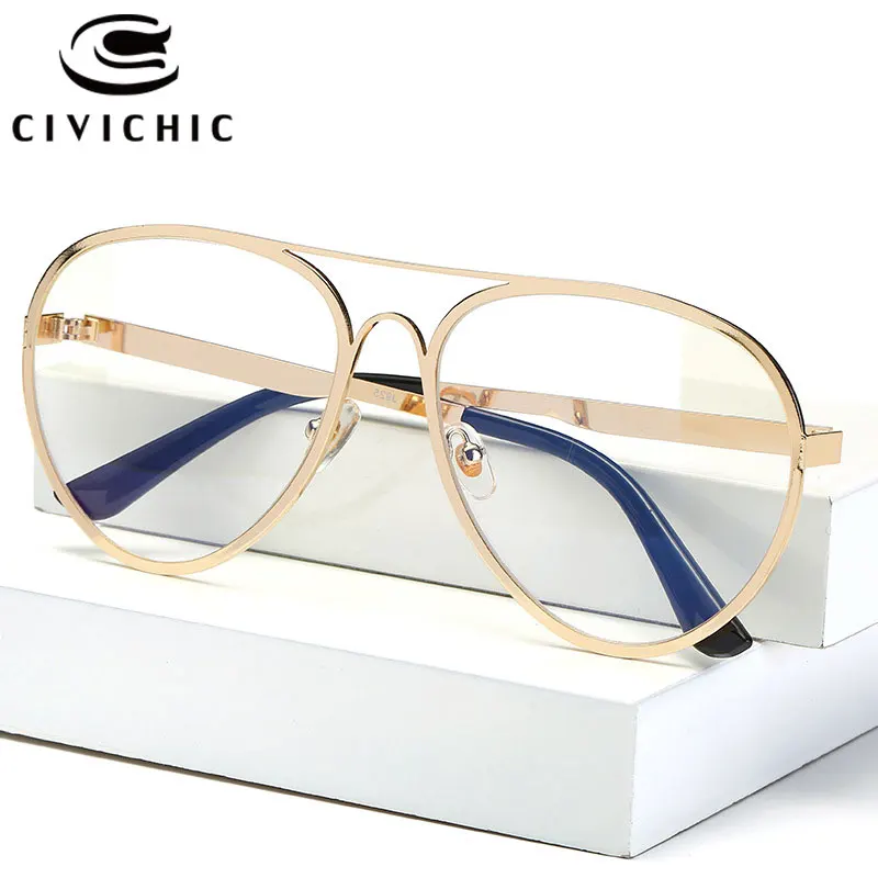 CIVICHIC New Fashion Flat Eye Glasses Alloy Frame Classic Plain Eyewear Men Lady Optical HD Clear Lens Brand Designer Gafas E275
CIVICHIC New Fashion Flat Eye Glasses Alloy Frame Classic Plain Eyewear Men Lady Optical HD Clear Lens Brand Designer Gafas E275
