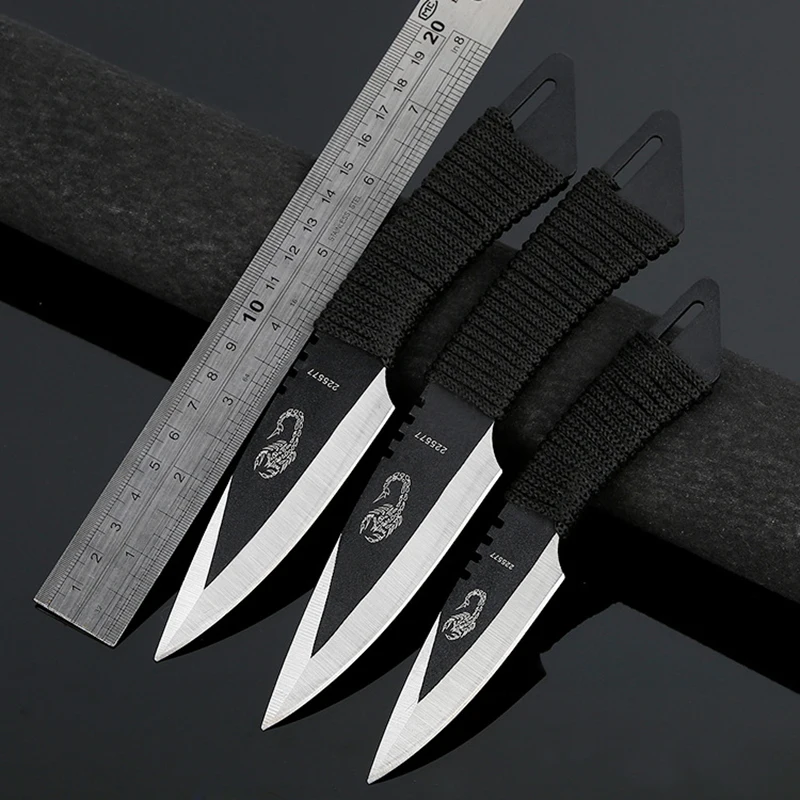 CS COLD Steel Fixed Blade Knife 3pcs Sets Outdoor Hunting Stainless Steel Tactical Survival Blade for Woodworking
CS COLD Steel Fixed Blade Knife 3pcs Sets Outdoor Hunting Stainless Steel Tactical Survival Blade for Woodworking