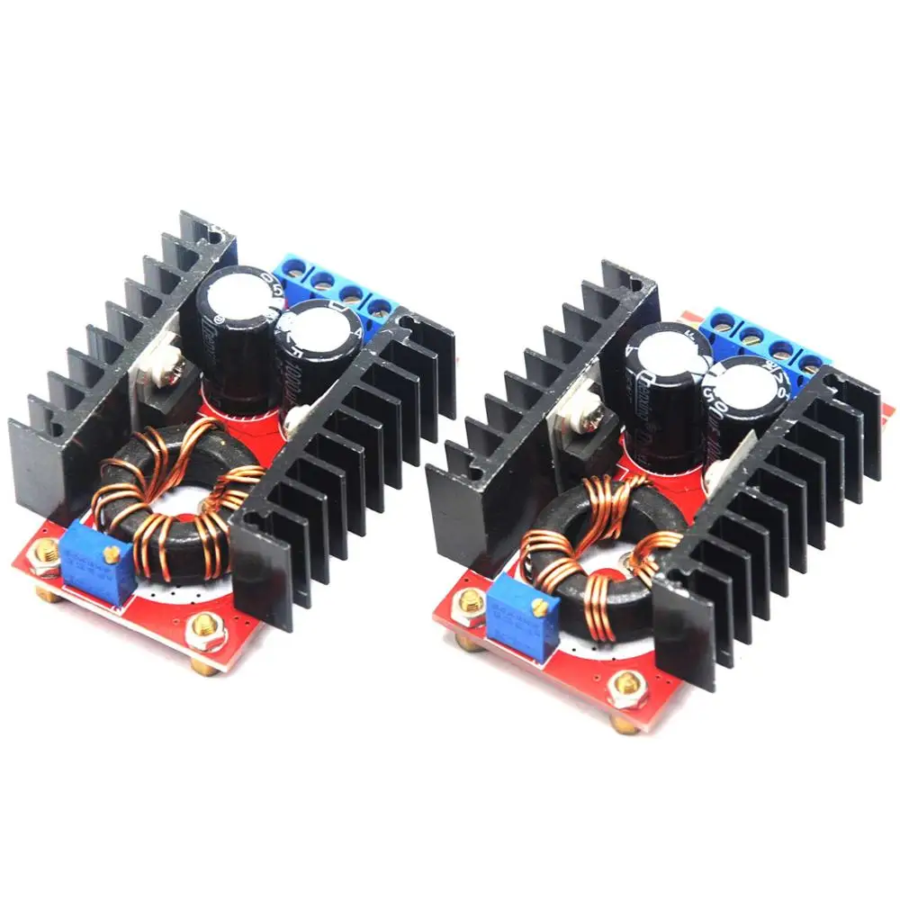 2pcs 150W 10-32V to 12-35V DC-DC Boost Converter Charger module for Car/Notebook
2pcs 150W 10-32V to 12-35V DC-DC Boost Converter Charger module for Car/Notebook