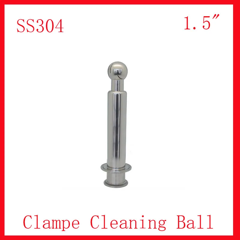 HOT 1.5" SS304 Stainless Steel Rotary Spray Cleaning Ball CIP Tri clampe Tank cleaning ball
HOT 1.5" SS304 Stainless Steel Rotary Spray Cleaning Ball CIP Tri clampe Tank cleaning ball