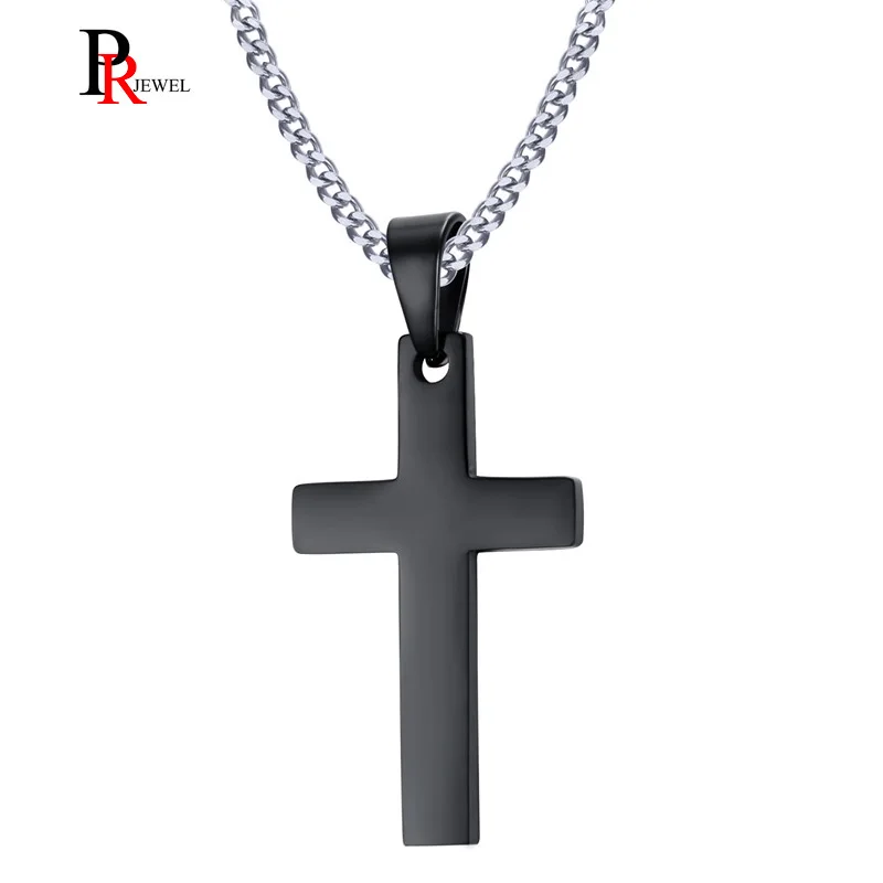 Classic Cross Jesus Necklaces for Men Woman Five Colors Stainless Steel Prayer Collar Cristianismo Accessories Free Chain 24"
Classic Cross Jesus Necklaces for Men Woman Five Colors Stainless Steel Prayer Collar Cristianismo Accessories Free Chain 24"