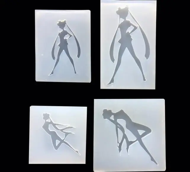 UV Resin Jewelry Liquid Silicone Mold Cartoon Girl Sailor dance fly girl Resin Molds For DIY Intersperse Decorate Making Molds
UV Resin Jewelry Liquid Silicone Mold Cartoon Girl Sailor dance fly girl Resin Molds For DIY Intersperse Decorate Making Molds