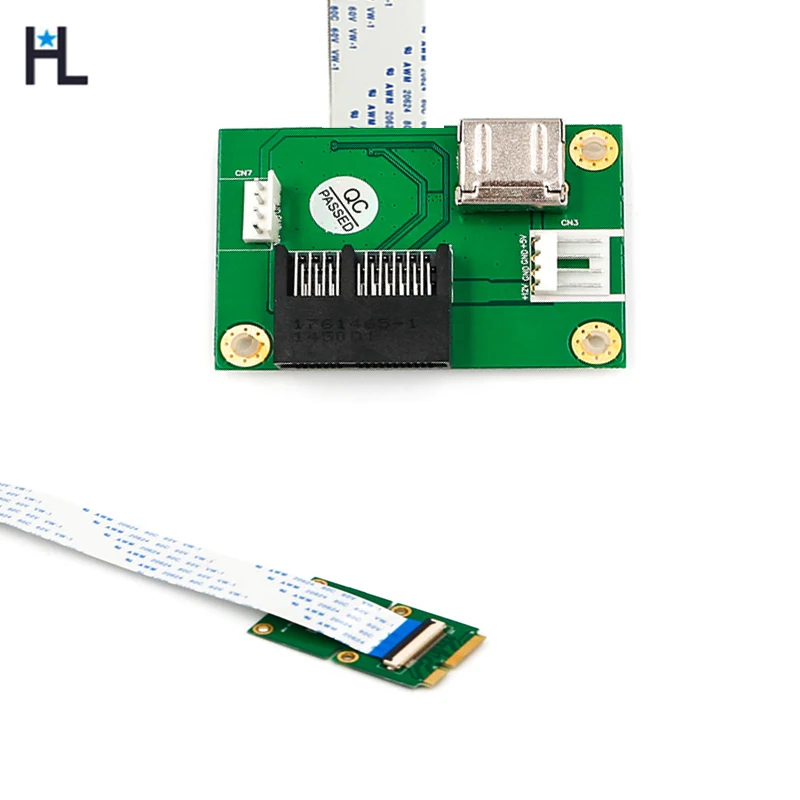 Mini PCIE к PCI-E Express X1 + USB переходная карта с кабелем FFC высокоскоростной разъем сделай