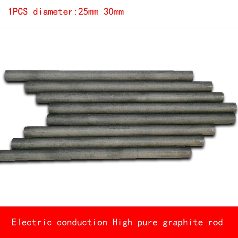 1pcs diameter 25mm 30mm length 50-300mm heat resistant Electric conduction high Pure Graphite rod Electrode Carbon rod
1pcs diameter 25mm 30mm length 50-300mm heat resistant Electric conduction high Pure Graphite rod Electrode Carbon rod