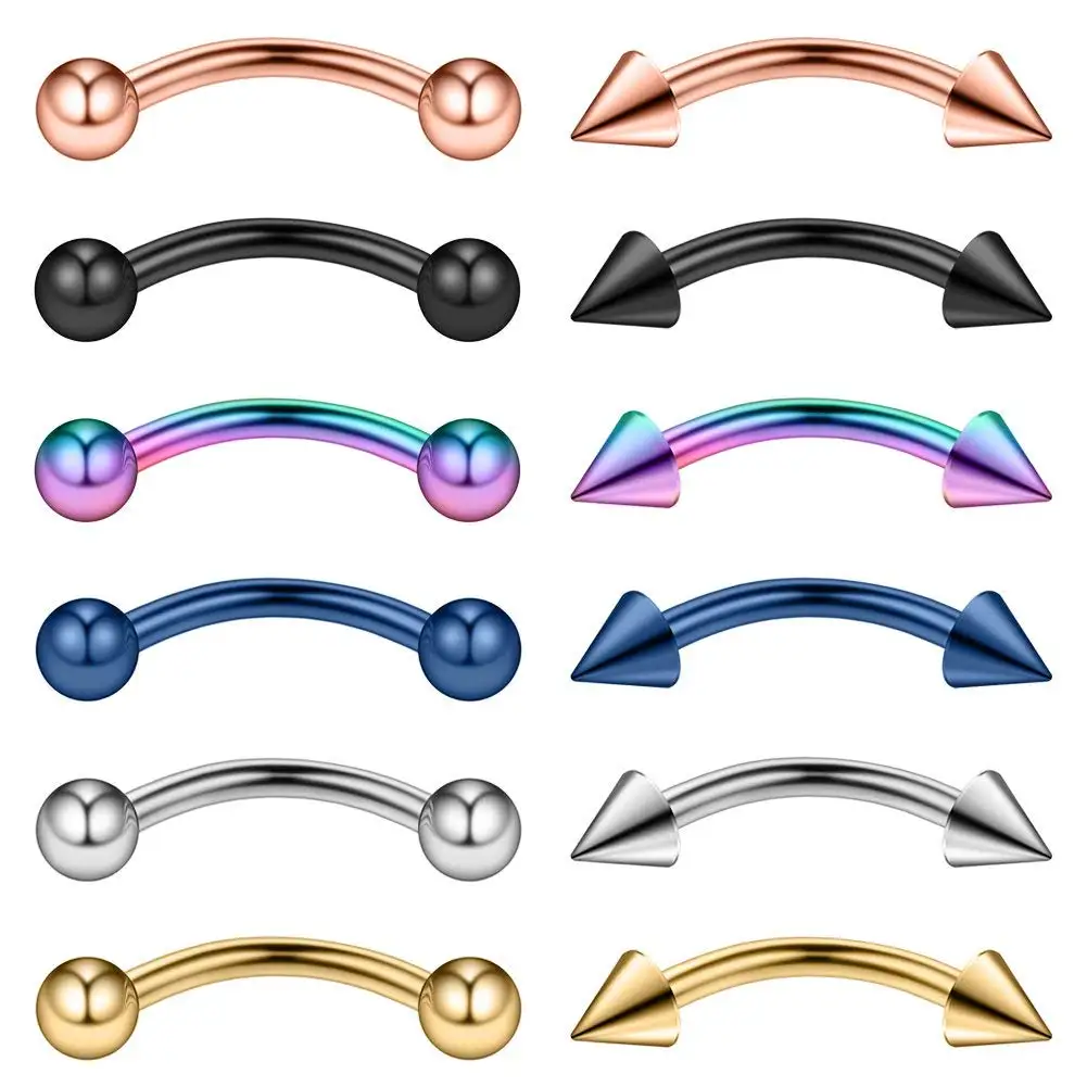 JFORYOU 12PCS 14G Surgical Steel Eyebrow Ear Navel Belly Lip Ring Body Piercing Jewelry
JFORYOU 12PCS 14G Surgical Steel Eyebrow Ear Navel Belly Lip Ring Body Piercing Jewelry