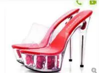 T Stage Show Sexy High-heeled 14.5CM Shoes Women Wedding Shoe Steel Pipe Dance Shoes Sandals Women Transparent Platform Model
T Stage Show Sexy High-heeled 14.5CM Shoes Women Wedding Shoe Steel Pipe Dance Shoes Sandals Women Transparent Platform Model