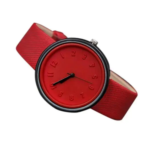 Кварцевые наручные часы Reloj унисекс простые модные роскошные женские холщовые с