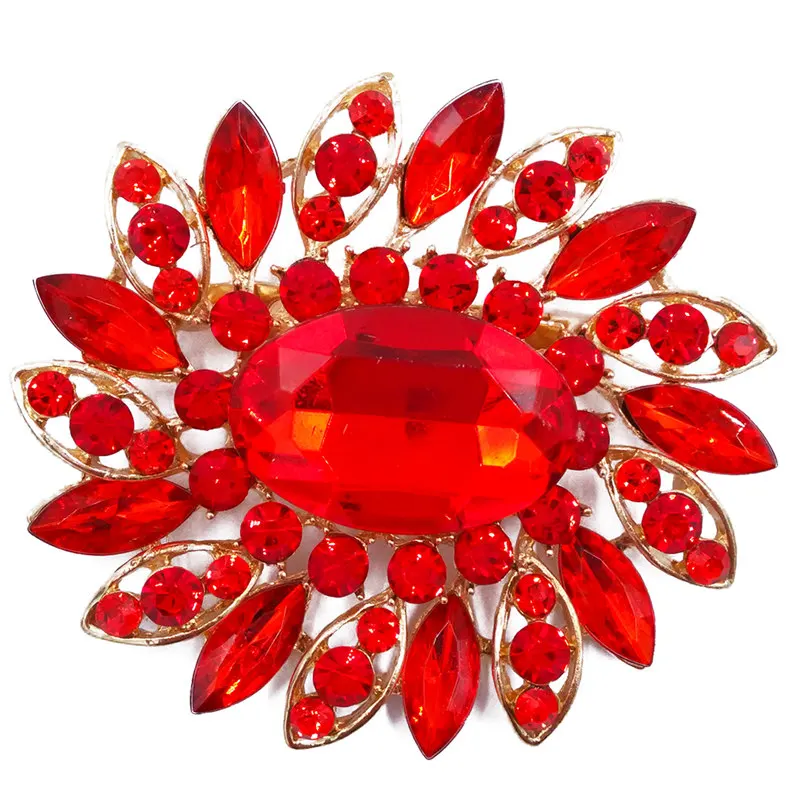 Fashion Red 6.7cm Large Flower Brooch Pins Women Jewelry Christmas Gift Rhinestone Brooches BA006
Fashion Red 6.7cm Large Flower Brooch Pins Women Jewelry Christmas Gift Rhinestone Brooches BA006