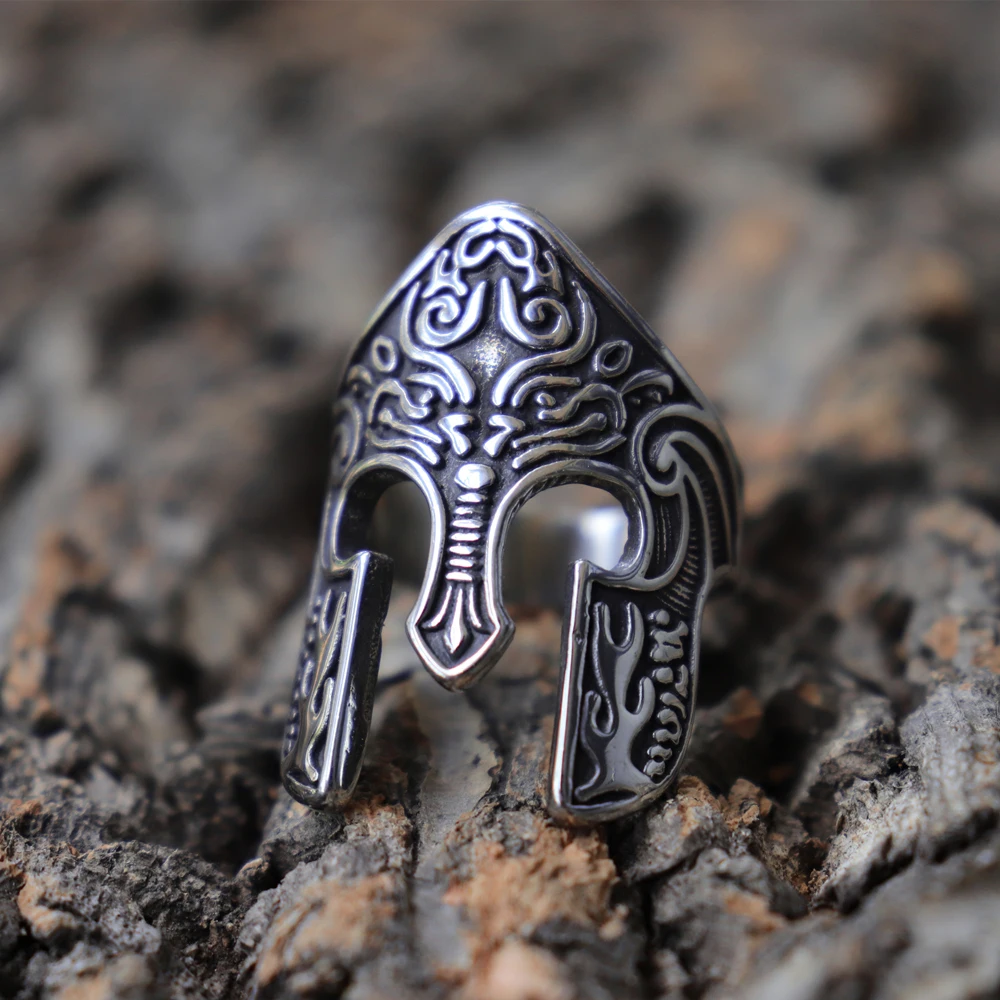 Man Viking Warrior Helmet Ring Scandinavian Pagan Norse Rune Stainless Steel Rings Totem Amulet Jewelry
Man Viking Warrior Helmet Ring Scandinavian Pagan Norse Rune Stainless Steel Rings Totem Amulet Jewelry