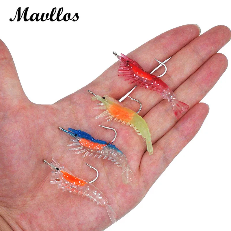Mavllos 3pcs/lot 6.5cm 3g Artificial Luminous Soft Shrimp Fishing Lure Silicone Bait Hooks Sea Soft Plastic Fishing Wobbles
Mavllos 3pcs/lot 6.5cm 3g Artificial Luminous Soft Shrimp Fishing Lure Silicone Bait Hooks Sea Soft Plastic Fishing Wobbles