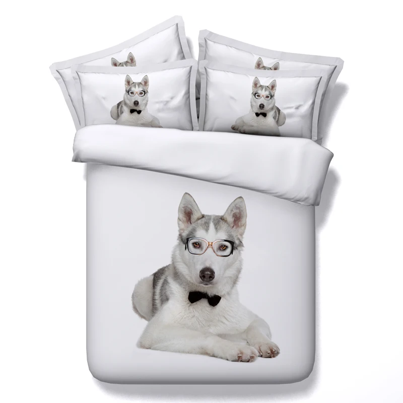 3D Dog print Bedding set quilt duvet cover bed in a bag sheet spread bedspread linen Super King Queen size full double twin 4PCS
3D Dog print Bedding set quilt duvet cover bed in a bag sheet spread bedspread linen Super King Queen size full double twin 4PCS