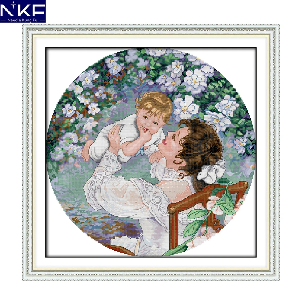 NKF Mother's Love Cross Stitch 14CT 11CT DIY Kits Needlework Cross Stitch Sets for Embroidery Cross Crafts Cross Stitch Kits
NKF Mother's Love Cross Stitch 14CT 11CT DIY Kits Needlework Cross Stitch Sets for Embroidery Cross Crafts Cross Stitch Kits