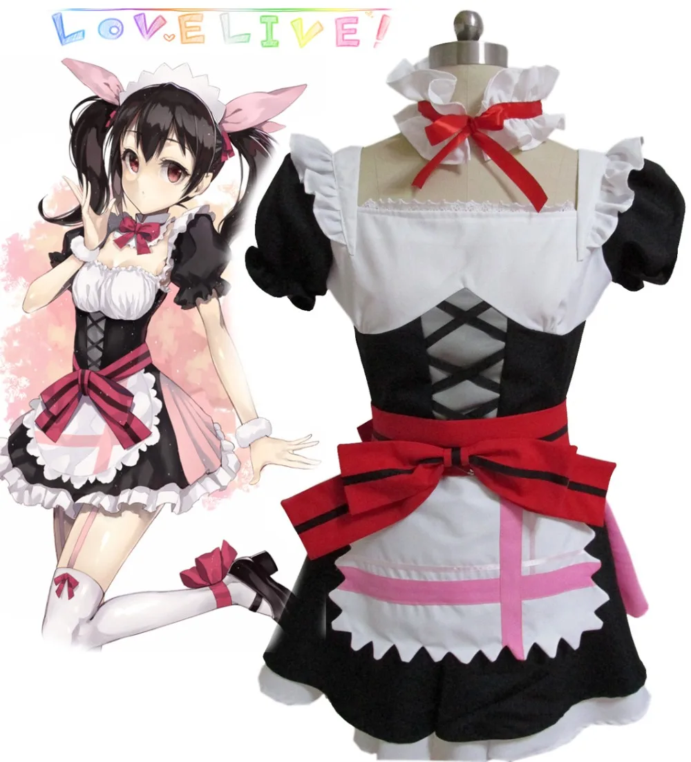Love Live! Cos мультфильм аниме Nico Yazawa; Косплей песню Одежда Хэллоуин человек женский косплей костюм горничной
Love Live! Cos мультфильм аниме Nico Yazawa; Косплей песню Одежда Хэллоуин человек женский косплей костюм горничной