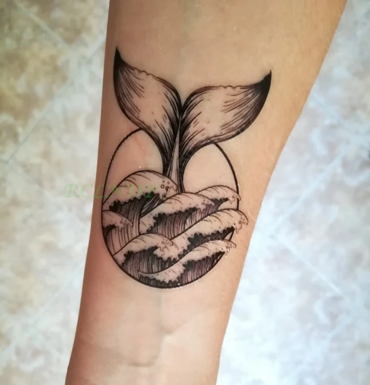 Waterproof Temporary Tattoo sea wave whale wolf eagle tatto stickers flash tatoo fake tattoos hand foot for men girl women kid
Waterproof Temporary Tattoo sea wave whale wolf eagle tatto stickers flash tatoo fake tattoos hand foot for men girl women kid