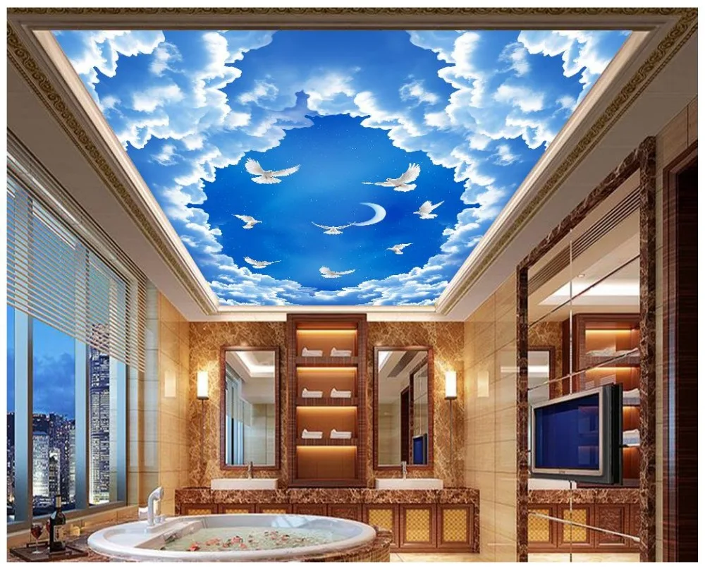 3d фотообои на заказ, потолочные фрески с изображением неба, облака, потолка Zenith, свежие 3D-обои для гостиной
3d фотообои на заказ, потолочные фрески с изображением неба, облака, потолка Zenith, свежие 3D-обои для гостиной