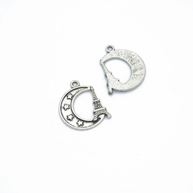 80pcs Moon Tower Charms DIY Jewelry Making Pendant Fit Bracelets Necklaces Earrings Handmade Crafts
80pcs Moon Tower Charms DIY Jewelry Making Pendant Fit Bracelets Necklaces Earrings Handmade Crafts