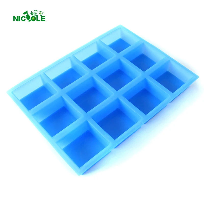 Nicole Silicone Soap Mold 12 Cavity Rectangle Mould for Handmade Chocolate Ice Cube Tray
Nicole Silicone Soap Mold 12 Cavity Rectangle Mould for Handmade Chocolate Ice Cube Tray