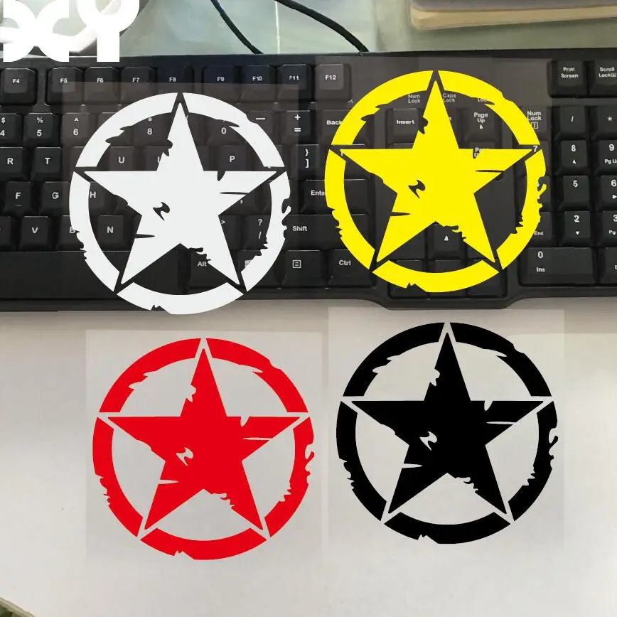 XY 11cm*11cm ARMY Star Graphic Decals Motorcycle Car Stickers Vinyl Car-styling Five-point Star
XY 11cm*11cm ARMY Star Graphic Decals Motorcycle Car Stickers Vinyl Car-styling Five-point Star