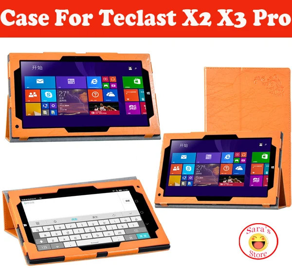 

PU Leather Case For Teclast X2 pro X3 pro TBook16 11.6" PC,Print Flower Style Case For Teclast TBook 16 X2Pro X3Pro And 3 Gifts