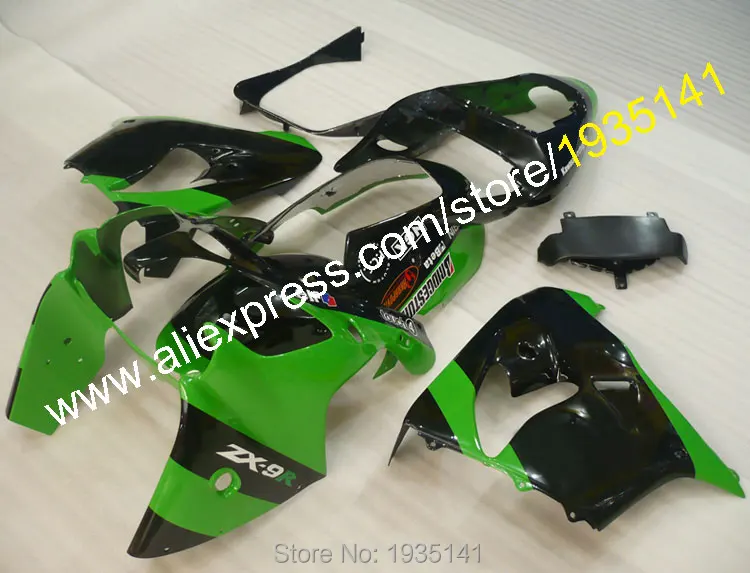 Green Black Fairing Kit For Kawasaki ZX9R 02 03 Ninja ZX-9R Cowling 2002 2003 ZX 9R Bodyworks Fairing Kit (Injection Molding)
Green Black Fairing Kit For Kawasaki ZX9R 02 03 Ninja ZX-9R Cowling 2002 2003 ZX 9R Bodyworks Fairing Kit (Injection Molding)