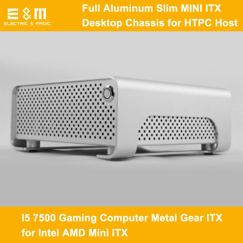 Полностью алюминиевый Тонкий настольный корпус MINI ITX для HTPC узла I5 7500 игрового компьютера металлическая Шестерня ITX для Intel AMD Mini ITX
Полностью алюминиевый Тонкий настольный корпус MINI ITX для HTPC узла I5 7500 игрового компьютера металлическая Шестерня ITX для Intel AMD Mini ITX