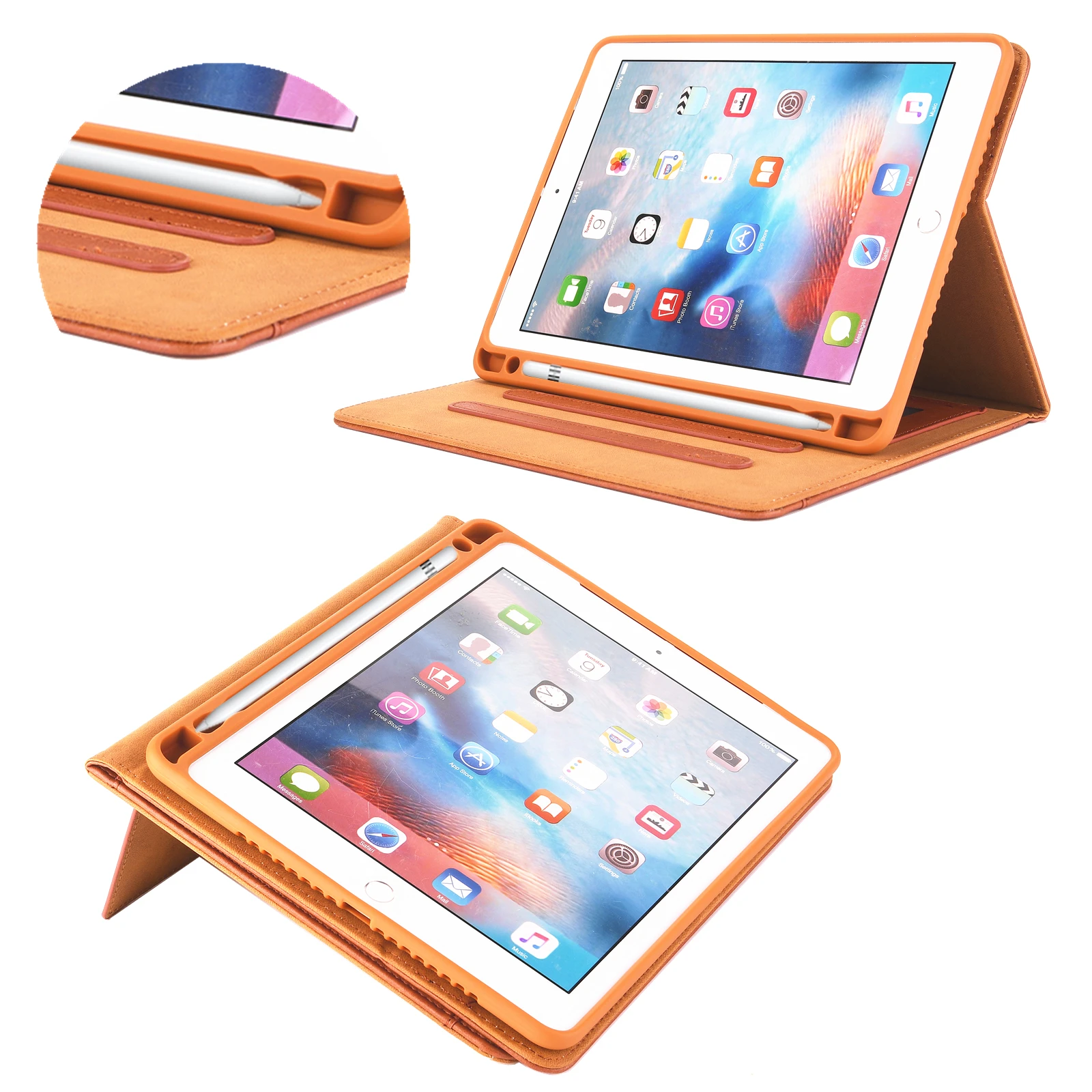 Case For iPad Air 1 Air 2 5th 6 New iPad 9.7 inch 2017 2018 case for iPad Pro Cover Smart leather pencil holder case kimTHmall
Case For iPad Air 1 Air 2 5th 6 New iPad 9.7 inch 2017 2018 case for iPad Pro Cover Smart leather pencil holder case kimTHmall