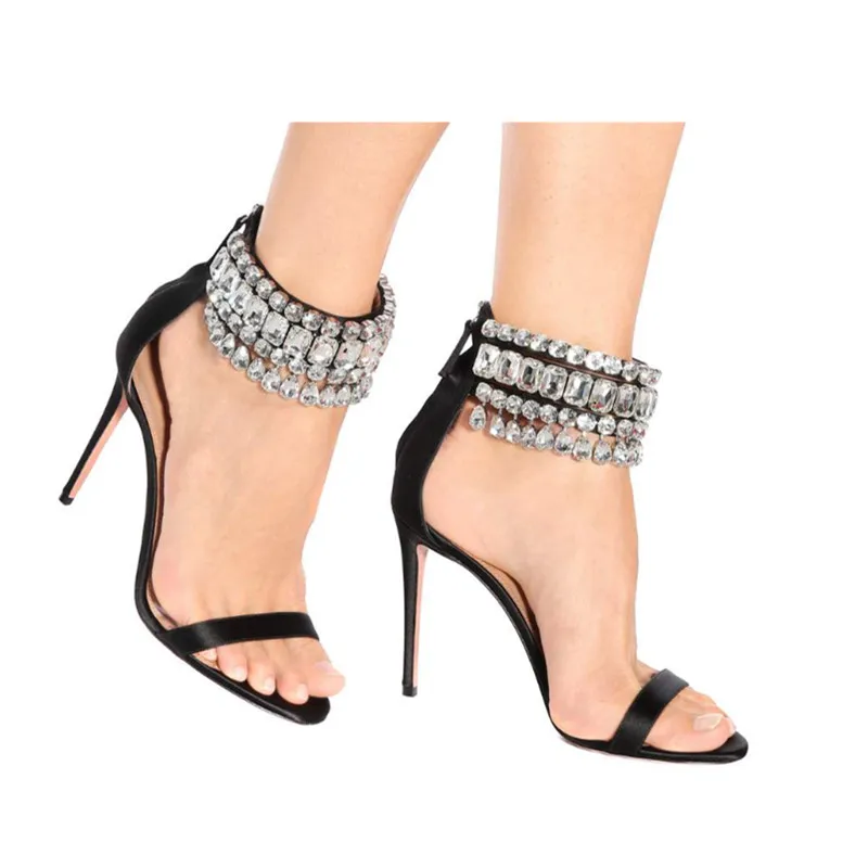 EMMA KING Luxury Diamond Crystal Heels Women Sandals Summer Shoes Ankle Strap Ladies Shoes Dress Prom Party Shoes Mujer 2019
EMMA KING Luxury Diamond Crystal Heels Women Sandals Summer Shoes Ankle Strap Ladies Shoes Dress Prom Party Shoes Mujer 2019