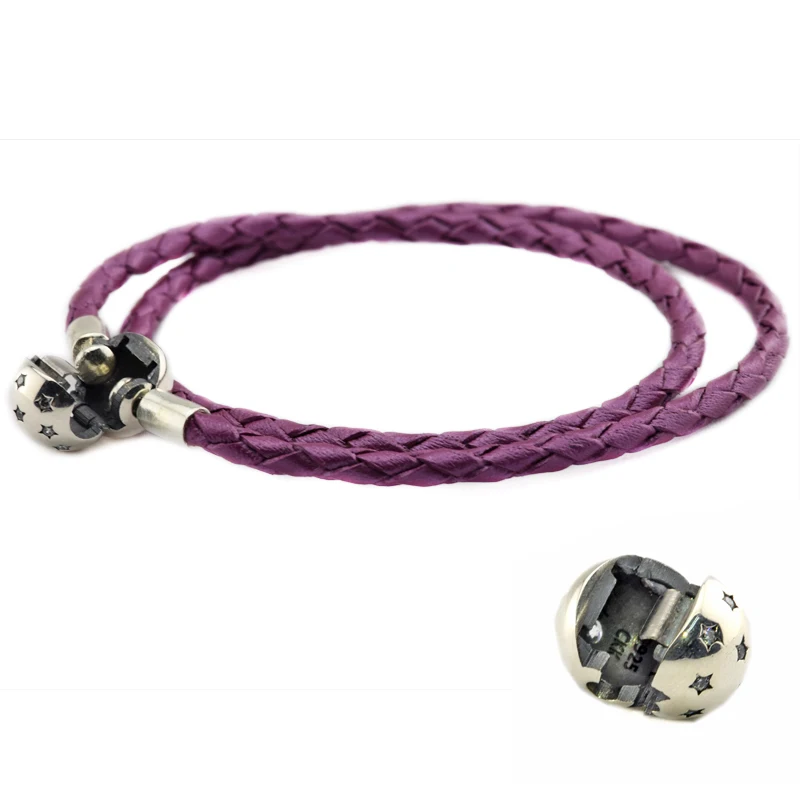 100% 925 Sterling-Silver-Jewelry Honeysuckle Pink Clasp Leather Bracelets Free Shipping
100% 925 Sterling-Silver-Jewelry Honeysuckle Pink Clasp Leather Bracelets Free Shipping