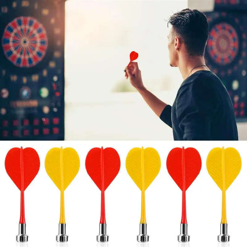 NUOLUX 10pcs Replacement Durable Safe Plastic Wing Magnetic Darts Bullseye Target Game Toys (Red & Yellow)
NUOLUX 10pcs Replacement Durable Safe Plastic Wing Magnetic Darts Bullseye Target Game Toys (Red & Yellow)