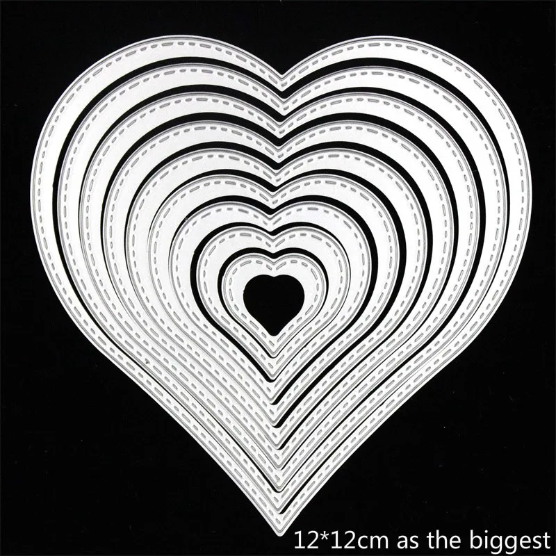 Love Heart Shapes Metal Cutting Dies Stencils for DIY Scrapbooking/photo album Decorative Embossing DIY Paper Card
Love Heart Shapes Metal Cutting Dies Stencils for DIY Scrapbooking/photo album Decorative Embossing DIY Paper Card