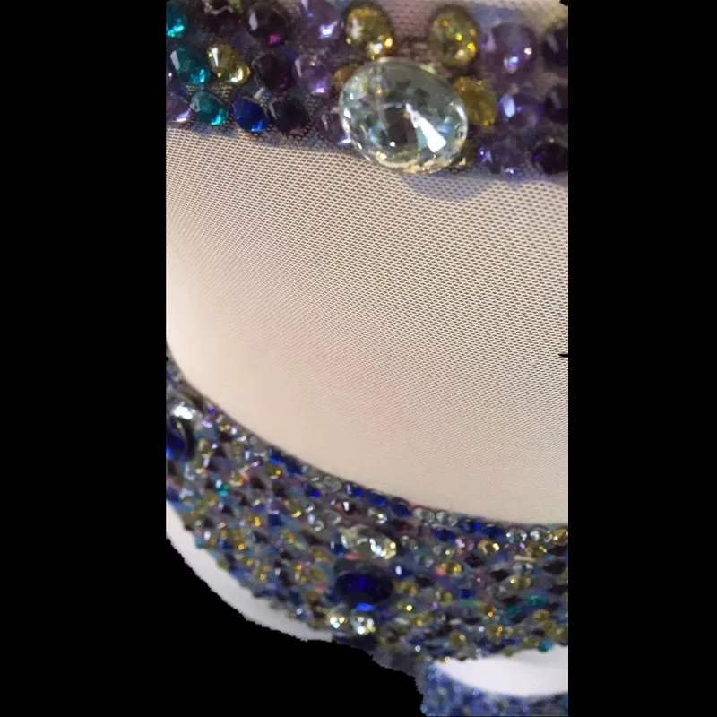 Fashion Dance Costumes Rhinestones Stretch Skinny Rompers Stage Performance Jumpsuits Shining Nightclub Pole Dancing Bodysuits
Fashion Dance Costumes Rhinestones Stretch Skinny Rompers Stage Performance Jumpsuits Shining Nightclub Pole Dancing Bodysuits