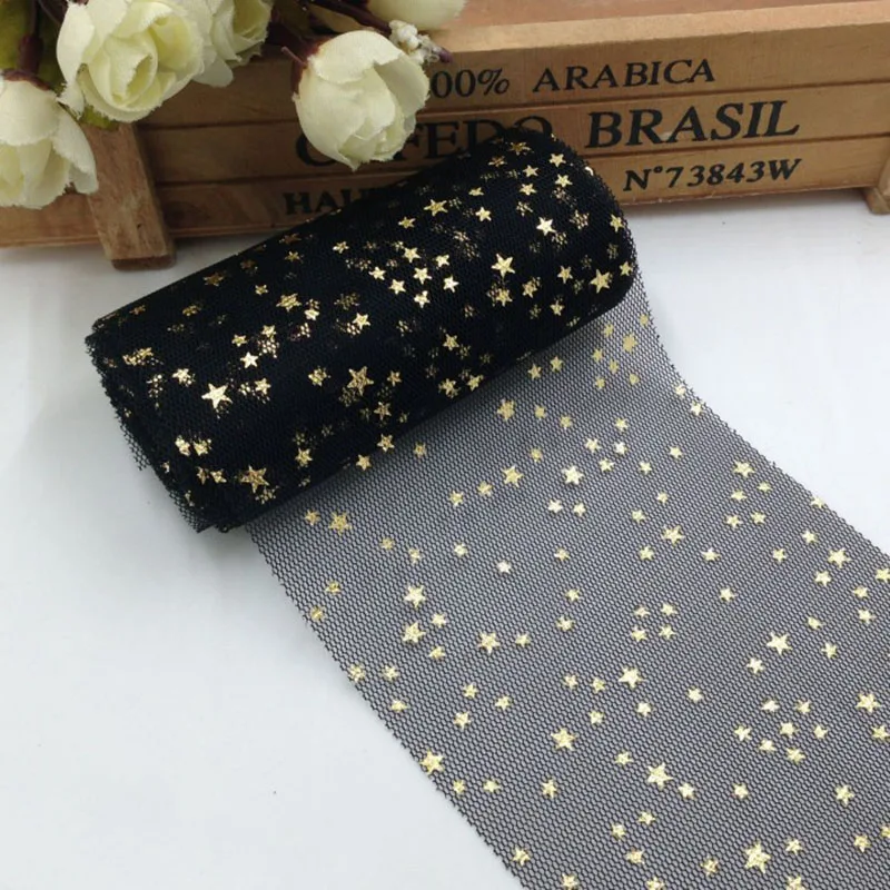 5 yards/roll 8cm Glitter Star Tulle Tulle DIY Pompoms Bow Baking Cake Topper Tutu Soft Squine Tulle Wedding Birthday Decoration
5 yards/roll 8cm Glitter Star Tulle Tulle DIY Pompoms Bow Baking Cake Topper Tutu Soft Squine Tulle Wedding Birthday Decoration