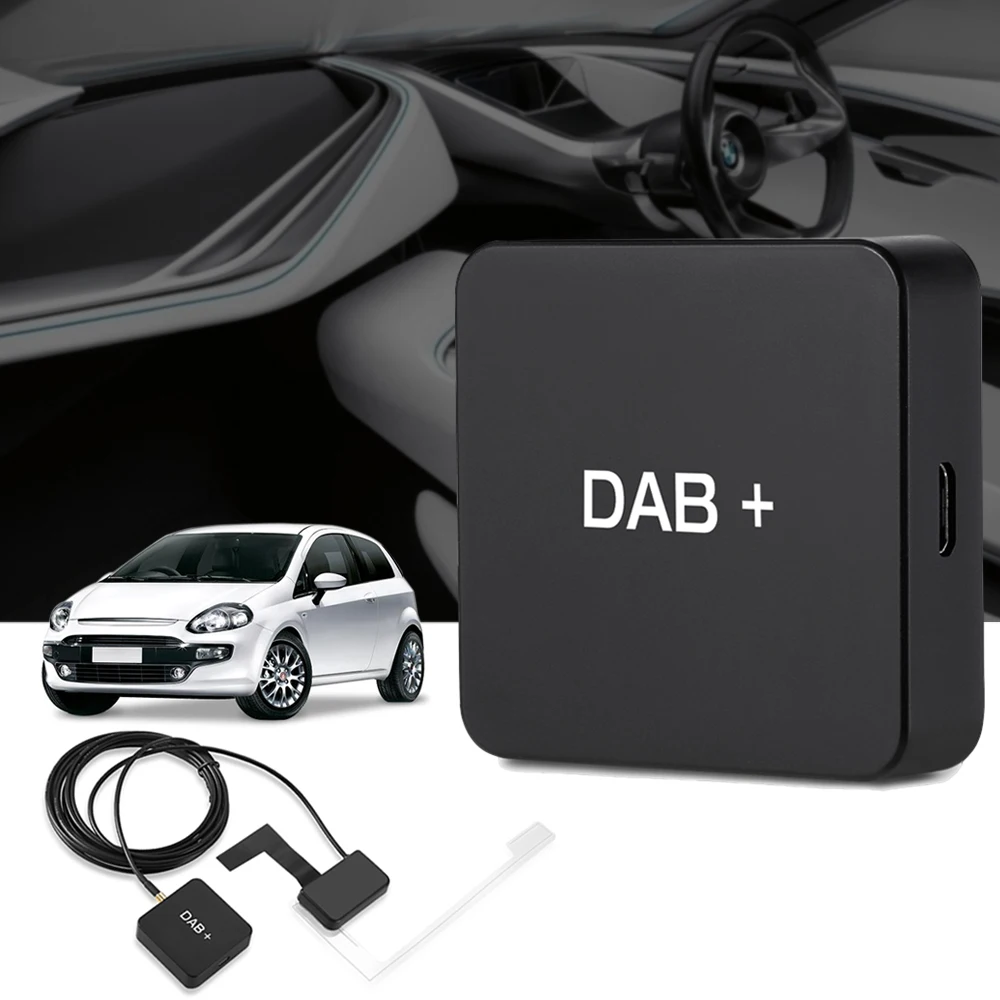 DAB радио цифровой антенна тюнер FM передача USB питание для автомобиля Радио Android 5 1