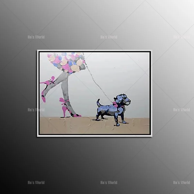 Oil Paintings Hand-Painted Dog Canvas Oil Painting Modern Art Abstract Painting Wall Picture For Living Room Home Decoration
Oil Paintings Hand-Painted Dog Canvas Oil Painting Modern Art Abstract Painting Wall Picture For Living Room Home Decoration