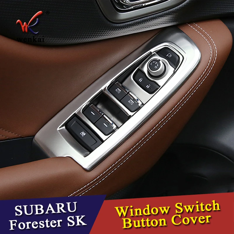 Car Styling Inner Door Armrest Window Button Decoration Cover Trim 4 Pcs Fit For Subaru Forester SK 2018 2019 Accessories
Car Styling Inner Door Armrest Window Button Decoration Cover Trim 4 Pcs Fit For Subaru Forester SK 2018 2019 Accessories
