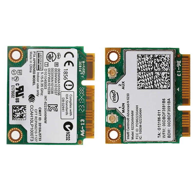 Беспроводная мини Универсальная Двухдиапазонная карта Intel 6230 62230ANHMW 300 WiFi BT PCI-E
Беспроводная мини Универсальная Двухдиапазонная карта Intel 6230 62230ANHMW 300 WiFi BT PCI-E