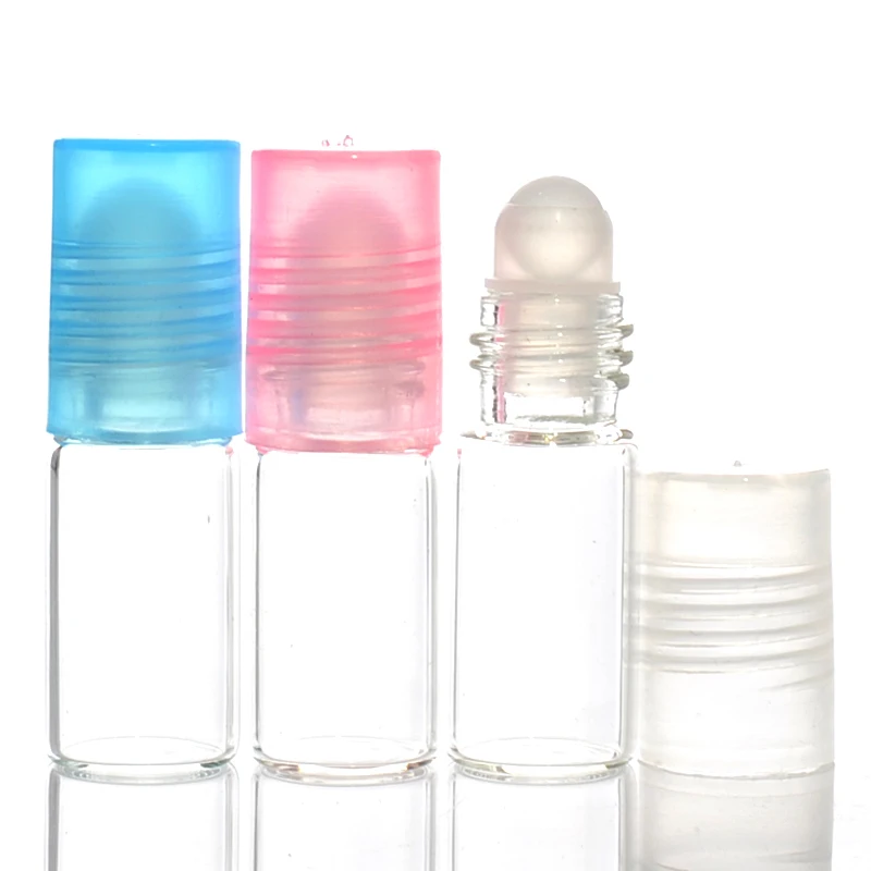 

3ML glass bottle will roll ball on for eye cream/serum perfume,essential oil lip gloss/honey skin care cosmetic packing