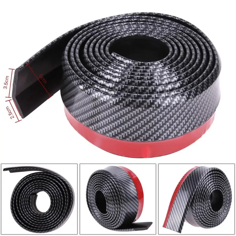 2.5M*6CM Carbon Fiber Car Rubber tripe Decal Bumper Car Body Stickers Outside Bumper Exterior Front Bumper Lip Kit Car bumper
2.5M*6CM Carbon Fiber Car Rubber tripe Decal Bumper Car Body Stickers Outside Bumper Exterior Front Bumper Lip Kit Car bumper