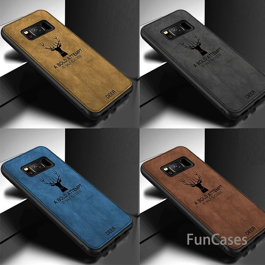 Для samsung s9 Plus Galaxy s8 чехол Модный с рисунком лося силиконовый из ТПУ ультратонкий