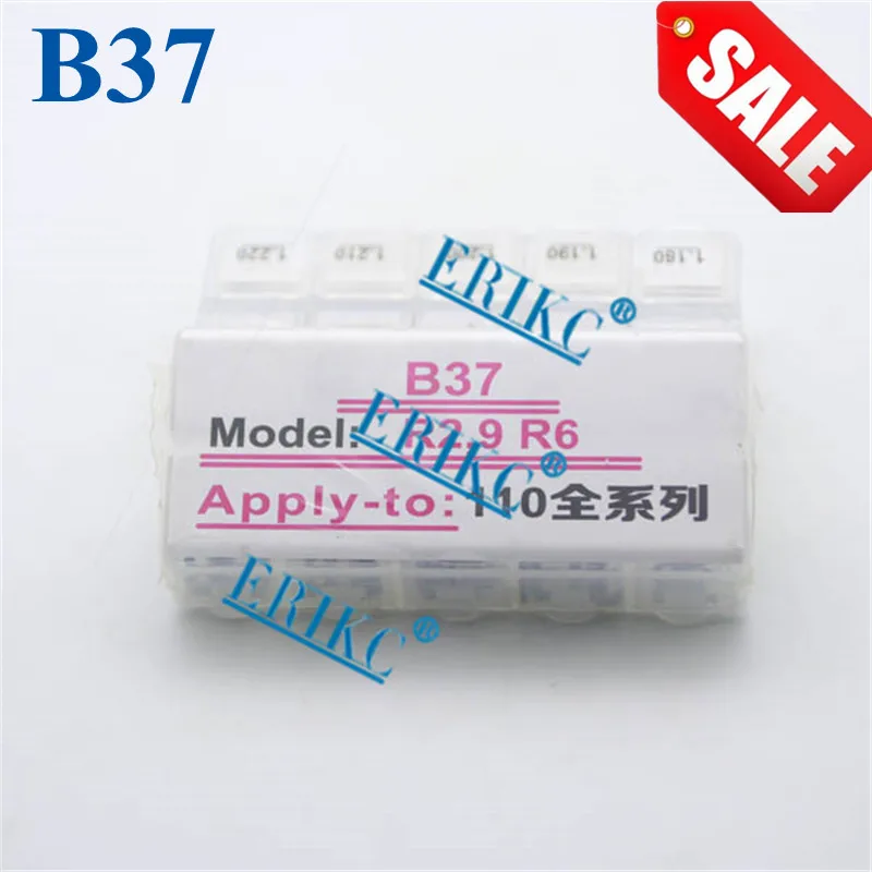 ERIKC B37 Sizes 1.180mm-1.270mm Fuel Nozzle Lift Adjusting Gaskets 50 Pieces CR Diesel Injector Shims set for 0445110 series
ERIKC B37 Sizes 1.180mm-1.270mm Fuel Nozzle Lift Adjusting Gaskets 50 Pieces CR Diesel Injector Shims set for 0445110 series