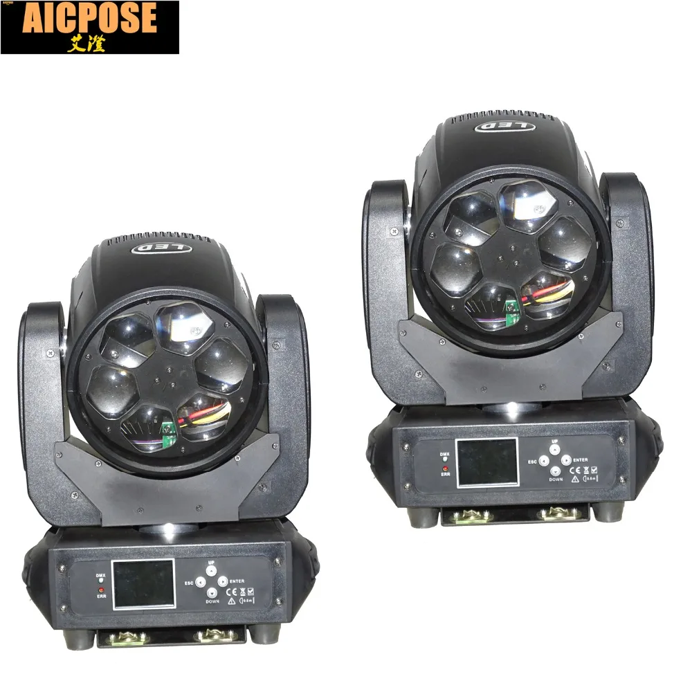 2 шт./лот LED Super Beam 6x40 Вт RGBW 4в1 ZOOM moving head beam light bee eye для бара led stage lighting dmx dj lights|Эффект