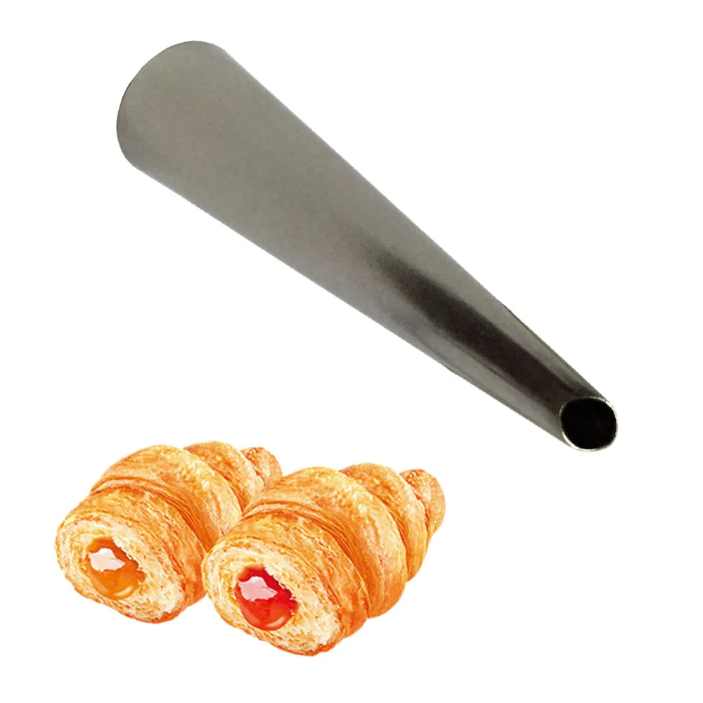 1 Pcs 7.7cm/2.75" Stainless Steel Conical Tube Cone Danish Tool DIY Baking Cream Mold Pastry Roll Horn Mold Baking Tool
1 Pcs 7.7cm/2.75" Stainless Steel Conical Tube Cone Danish Tool DIY Baking Cream Mold Pastry Roll Horn Mold Baking Tool