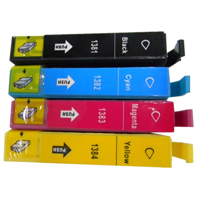 10pcs/lot Ink cartridge For Epson T1381 T1382 T1383 T1384 For EPSON Workforce 625 630 633 840 525
10pcs/lot Ink cartridge For Epson T1381 T1382 T1383 T1384 For EPSON Workforce 625 630 633 840 525