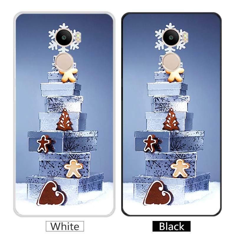 5 0 ''для Xiaomi Redmi 4 Веселый Чехол для телефона с рождественским рисунком