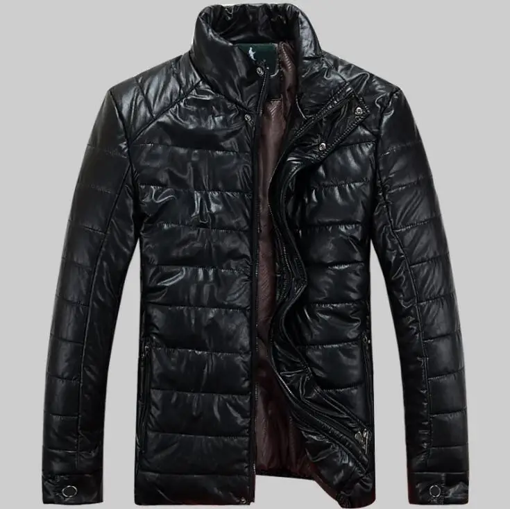 Hot 2022 Brand Men's Leather jacket Men Warm Coat Black Outwear Mens Winter Coats Jackets Stand Collar male Slim Clothes S-4XL
Hot 2022 Brand Men's Leather jacket Men Warm Coat Black Outwear Mens Winter Coats Jackets Stand Collar male Slim Clothes S-4XL