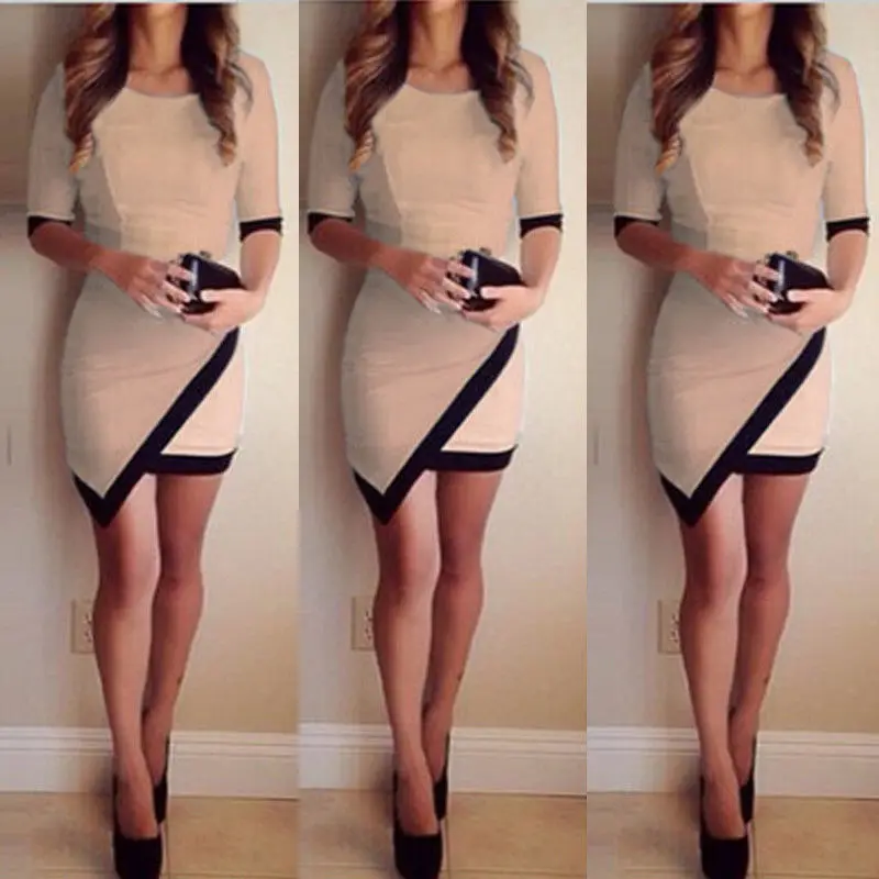 Sexy Women Bandage Bodycon Half Sleeve Evening Party Mini Dress Ladies Womens Brief Daily Dresses Clothing | Женская одежда