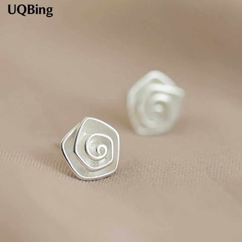 Fashion 925 Sterling Silver Stud Earrings Spiral Flowers Silver Stud Earrings For Women Beautiful Jewelry
Fashion 925 Sterling Silver Stud Earrings Spiral Flowers Silver Stud Earrings For Women Beautiful Jewelry