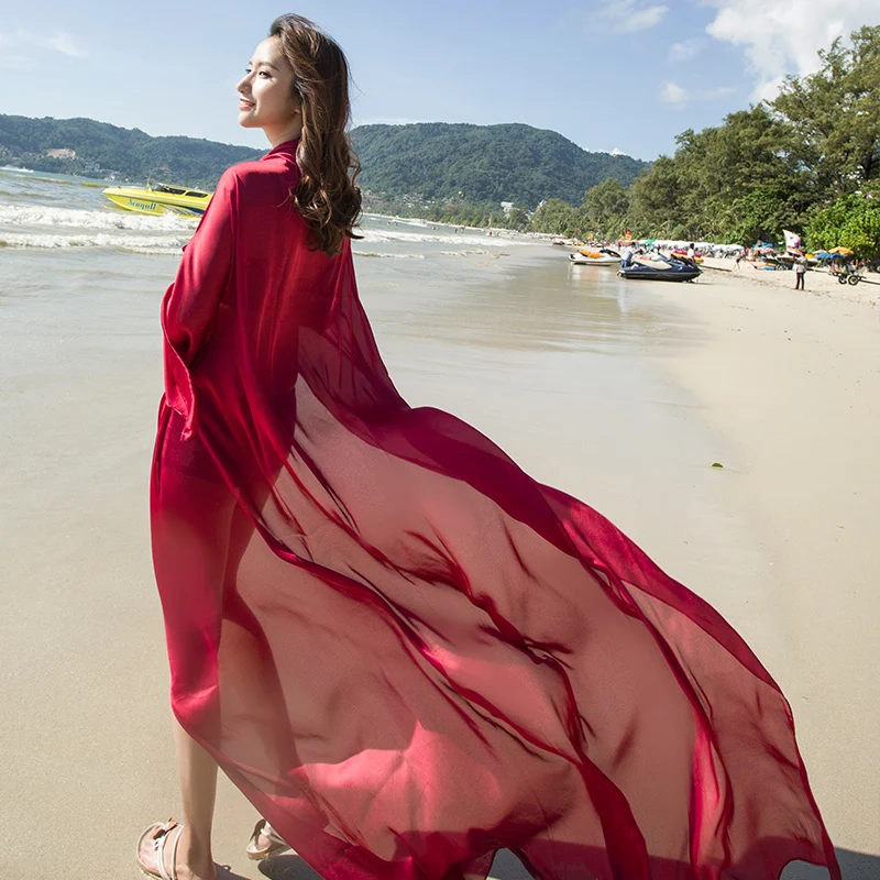 Pure Silk Scarf Female Summer Seaside Beach Towel Plus Size Women Multi-functional Sunscreen Shawl Fashion Cool Tippet H3045
Pure Silk Scarf Female Summer Seaside Beach Towel Plus Size Women Multi-functional Sunscreen Shawl Fashion Cool Tippet H3045