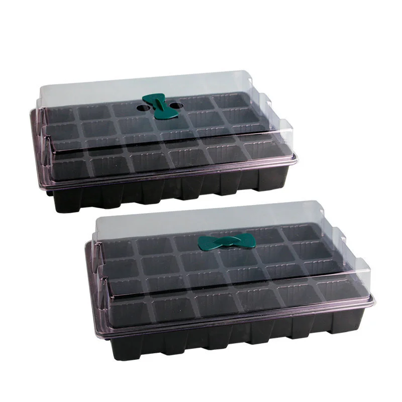 24-Hole Seedling Tray Plant Nursery Pot Seeding Box with Big Holes Gardening Supplies 3PCS/Set
24-Hole Seedling Tray Plant Nursery Pot Seeding Box with Big Holes Gardening Supplies 3PCS/Set